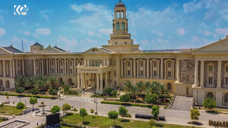 The exterior of the American University of Kurdistan (AUK), June 6, 2022. (Photo: Star Ahmed/Kurdistan 24)